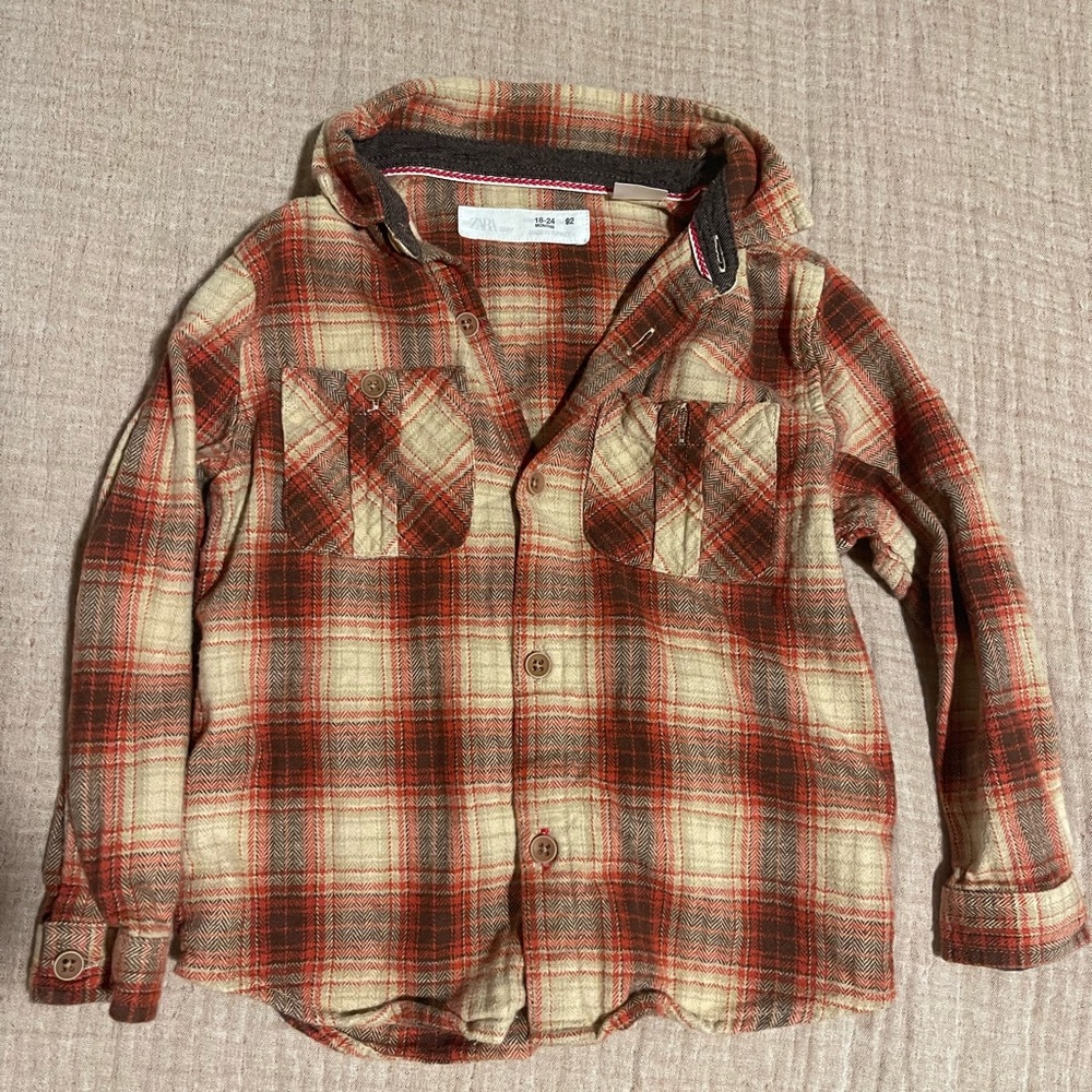Zara baby flannel